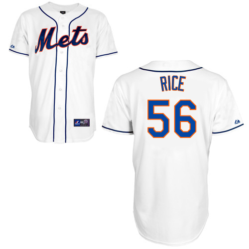 Scott Rice #56 mlb Jersey-New York Mets Women's Authentic Alternate 2 White Cool Base Baseball Jersey